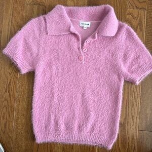 A superdown collared polo sweater